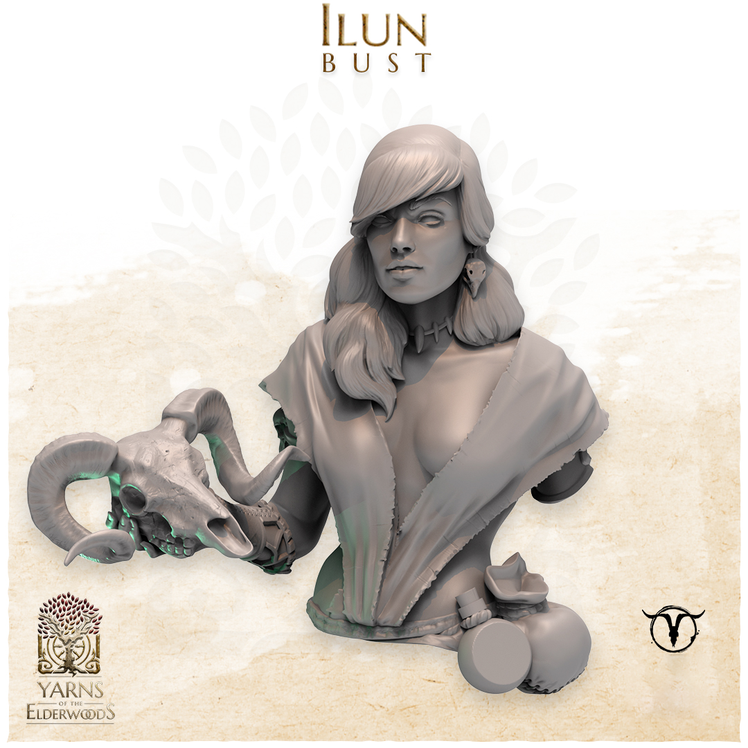 Ilun, bust