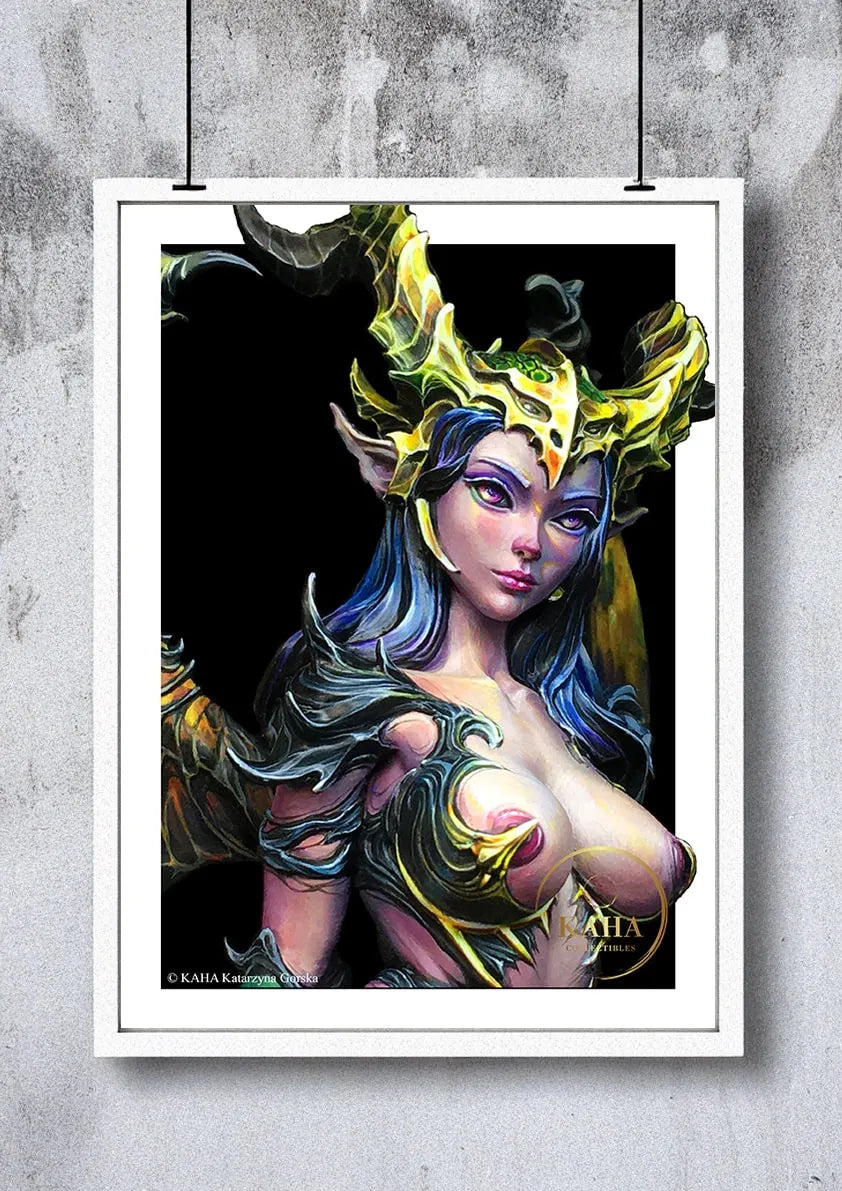 Adena 01 Vertical A4, Fine Art Print by KAHA Katarzyna Gorska