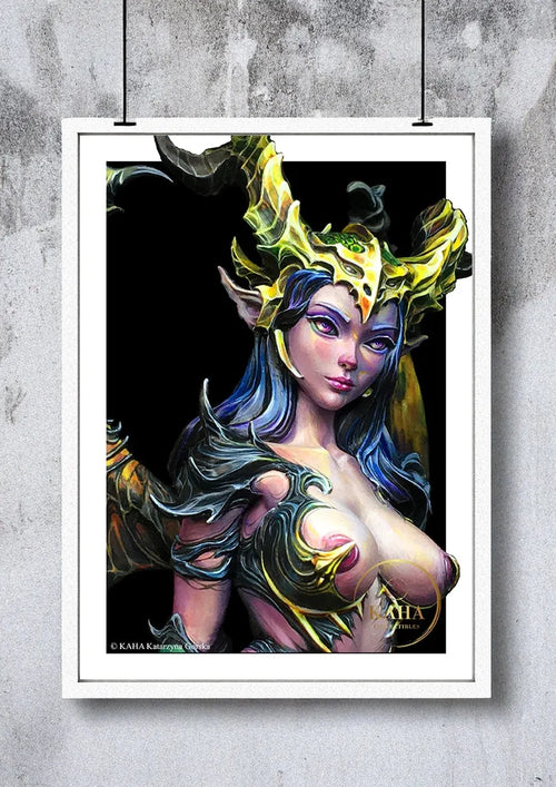 Adena 01 Vertical A4, Fine Art Print by KAHA Katarzyna Gorska