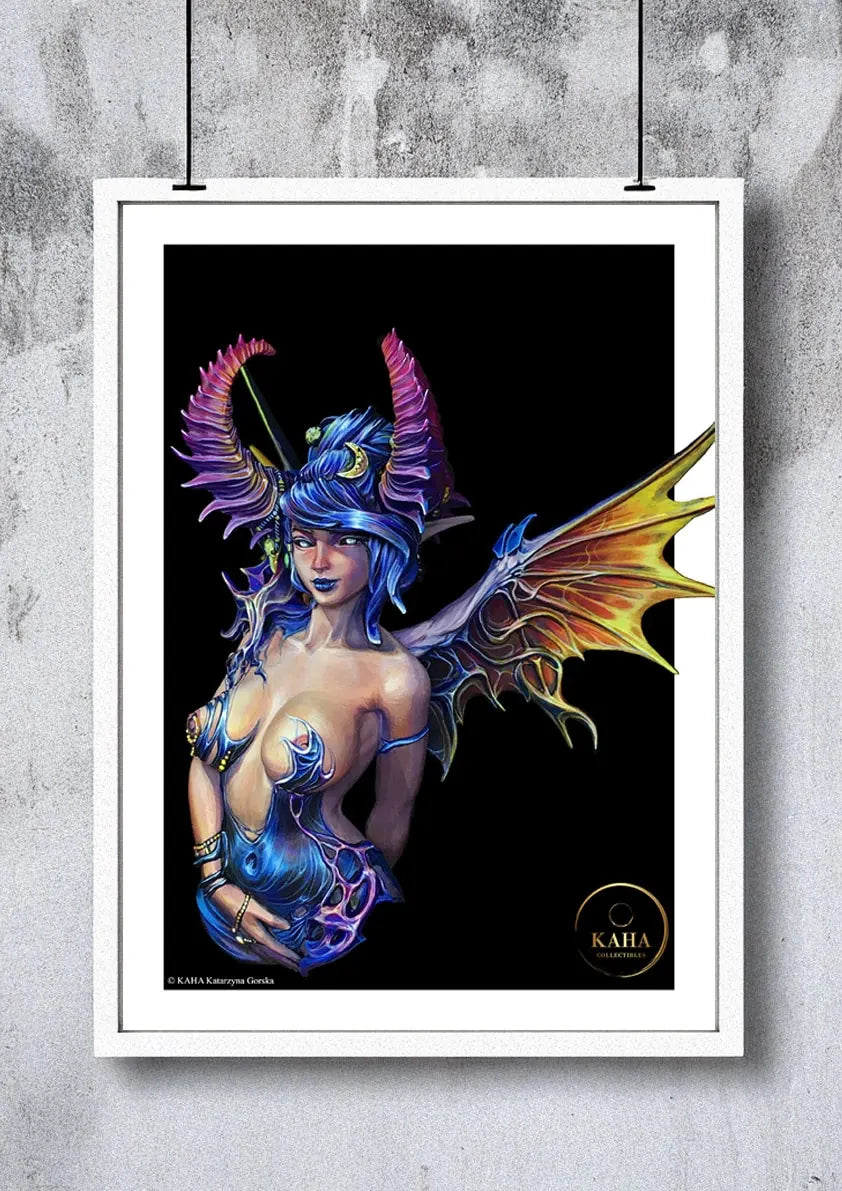 Datura 01 Vertical A3, Fine Art Print by KAHA Katarzyna Gorska