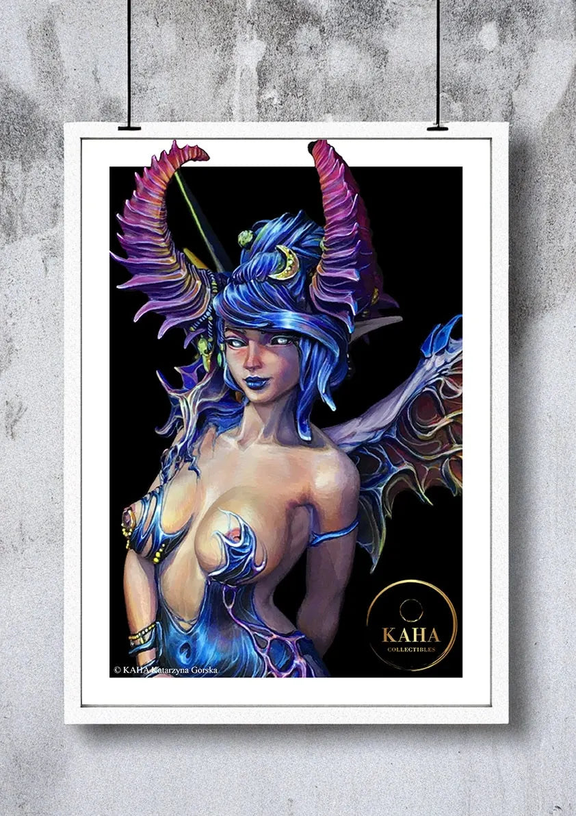 Datura 01 Vertical A4, Fine Art Print by KAHA Katarzyna Gorska