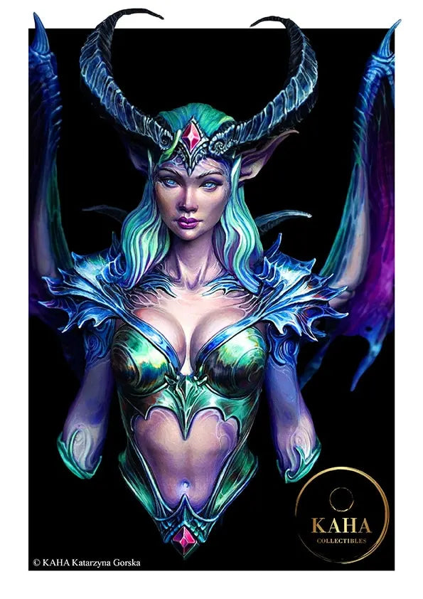 Melisa 01 Vertical A4, Fine Art Print by KAHA Katarzyna Gorska