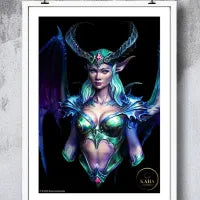 Melisa 01 Vertical A3, Fine Art Print by KAHA Katarzyna Gorska