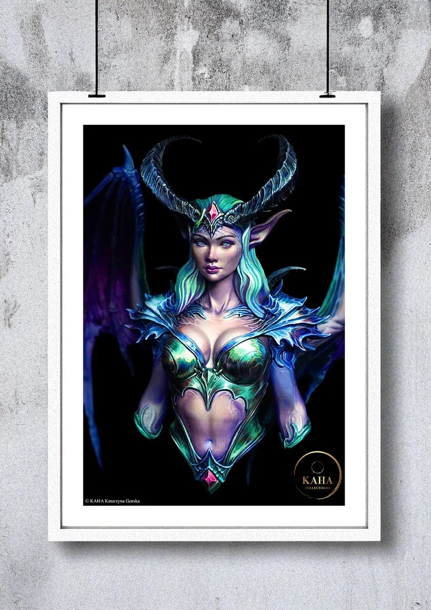 Melisa 01 Vertical A4, Fine Art Print by KAHA Katarzyna Gorska