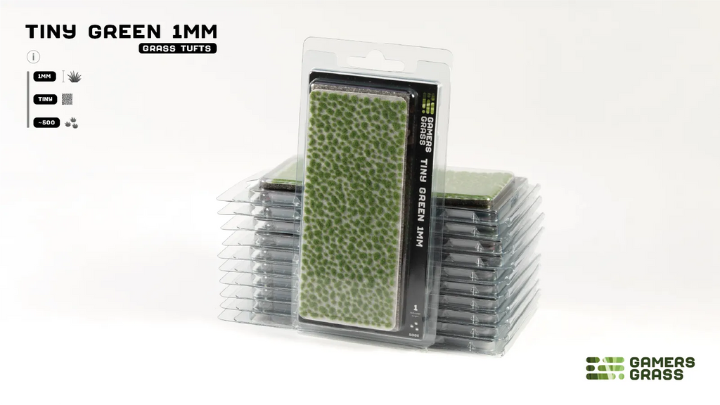Gamers Grass Tiny Tufts - Green 1mm