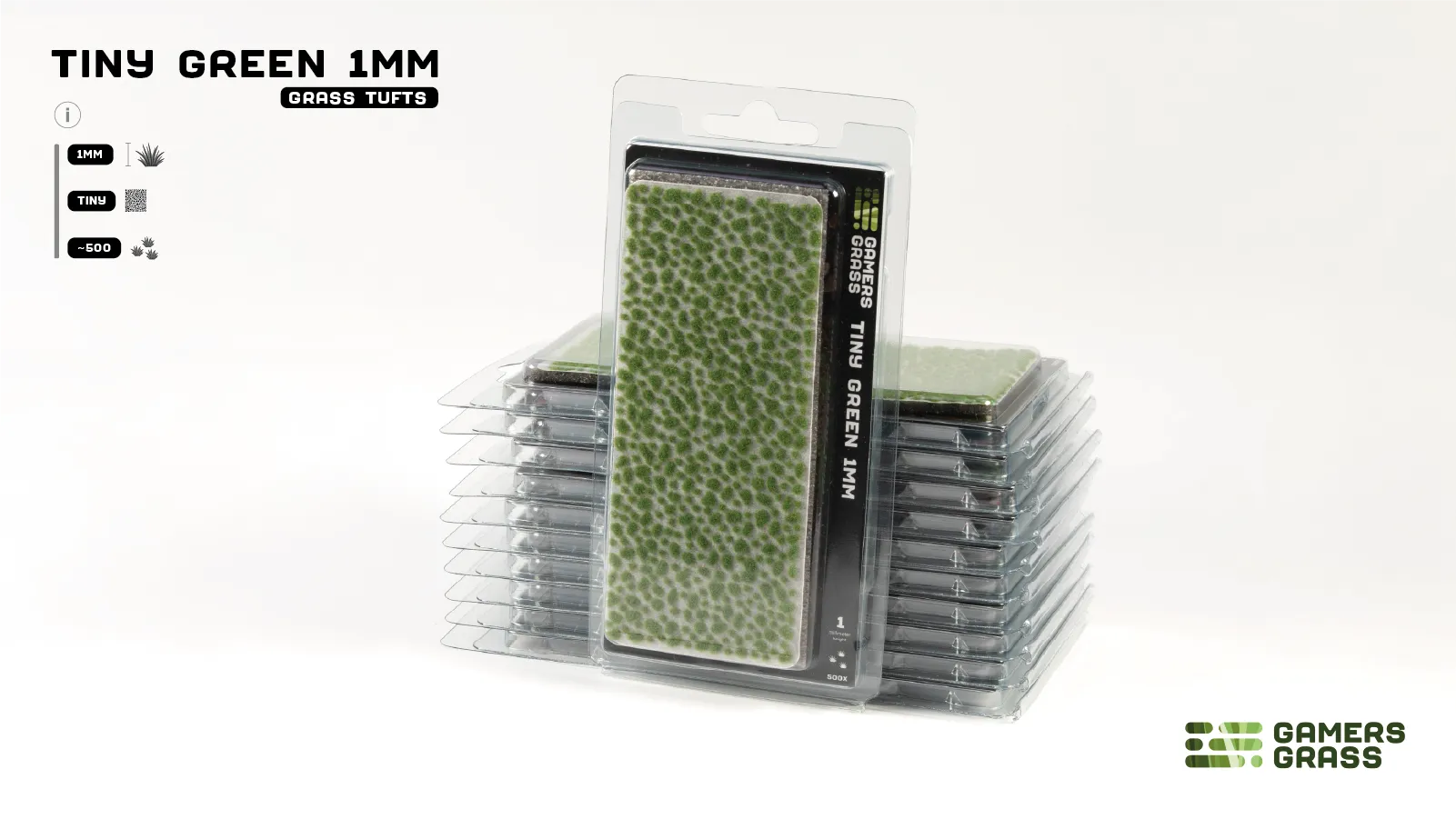 Gamers Grass Tiny Tufts - Green 1mm