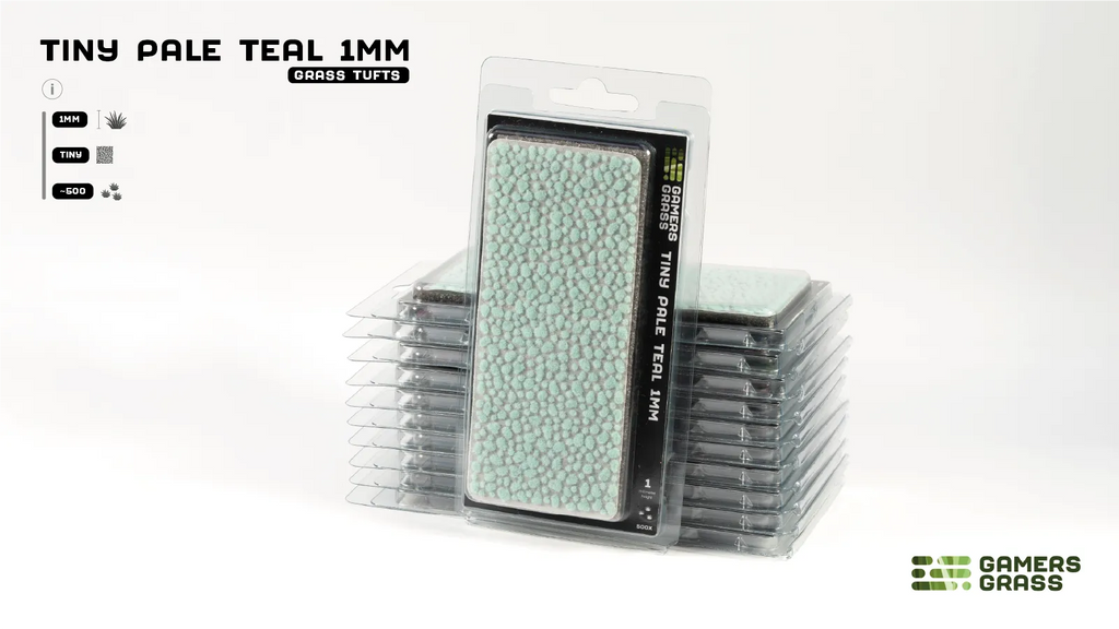 Gamers Grass Tiny Tufts - Pale Teal 1mm