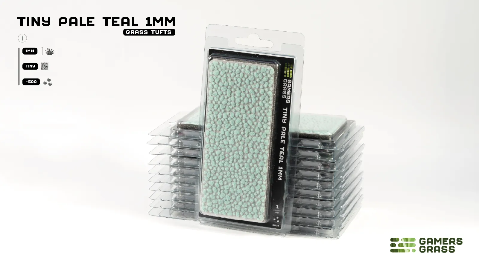 Gamers Grass Tiny Tufts - Pale Teal 1mm