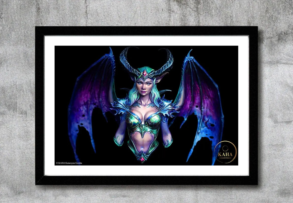 Melisa 02 Horizontal A3, Fine Art Print by KAHA Katarzyna Gorska