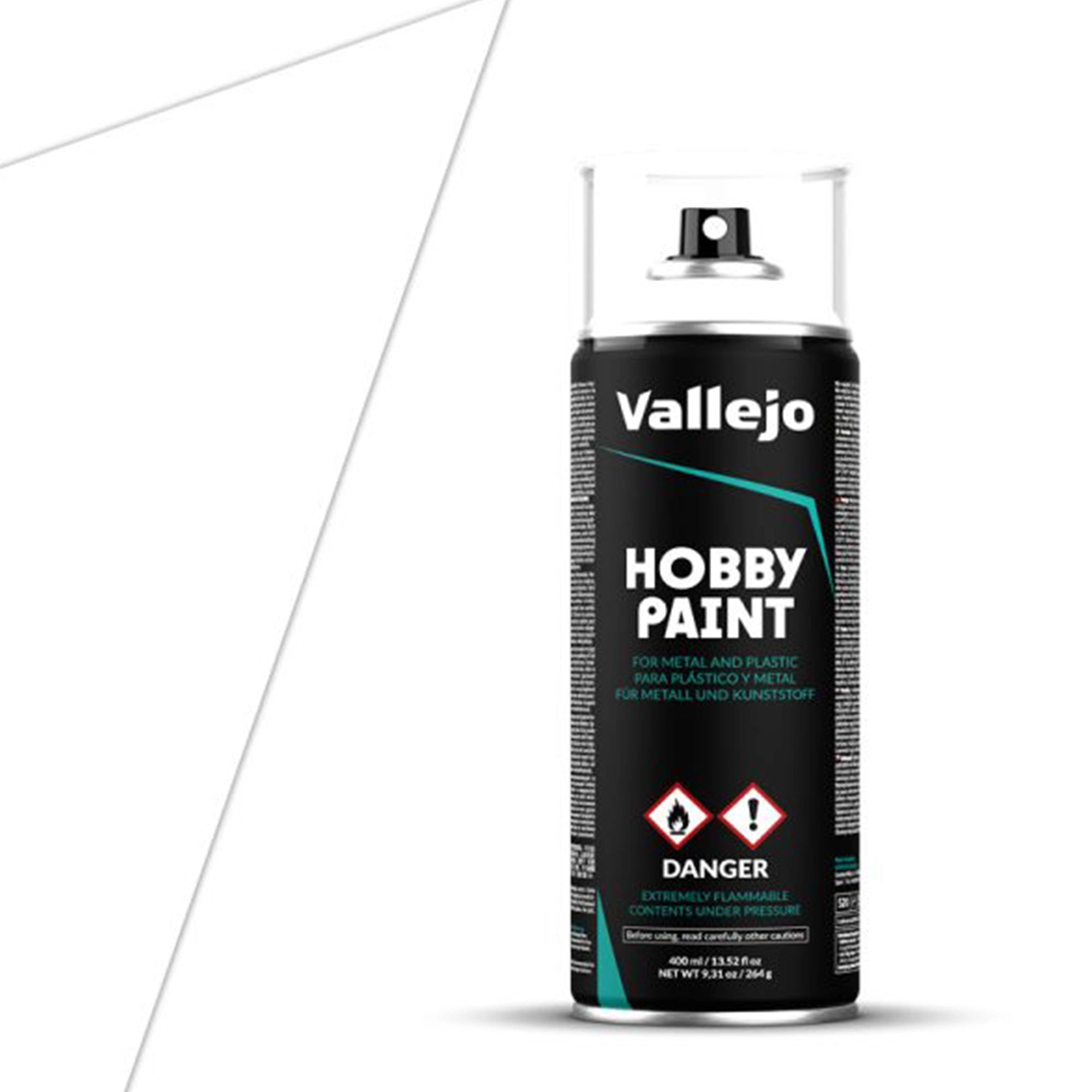 White Hobby Paint In Spray 010-400Ml