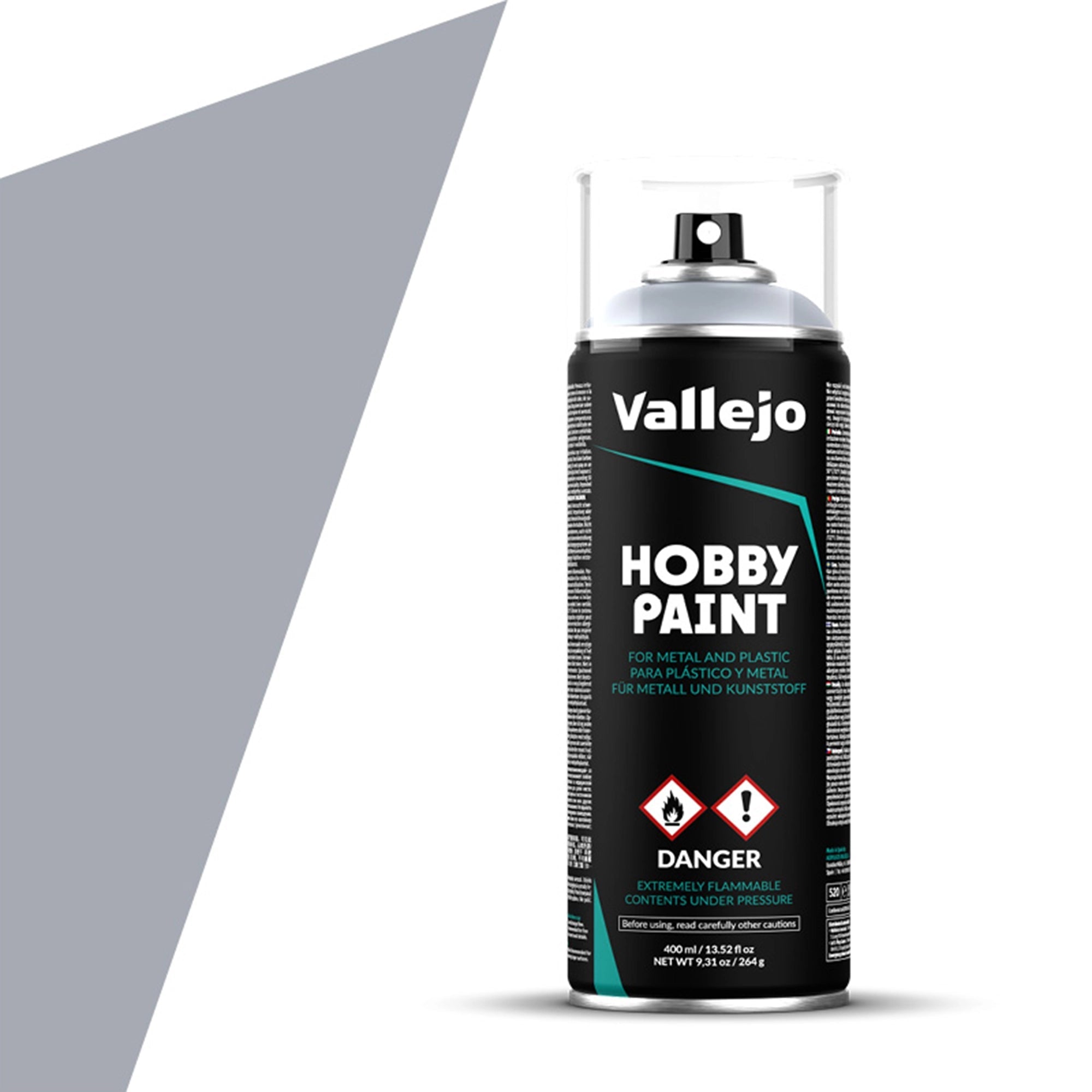 Silver Hobby Paint In Spray 021 - 400Ml.