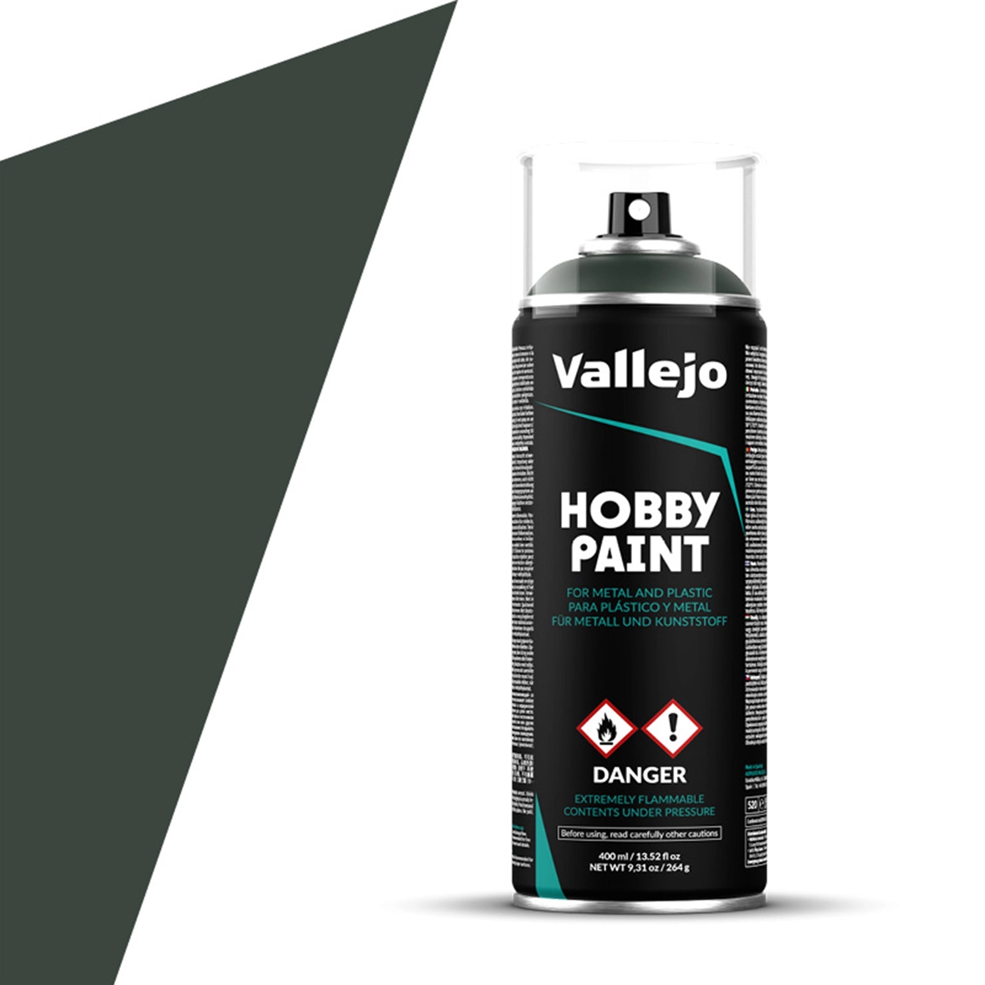 Dark Green Hobby Paint In Spray 026 - 400Ml.