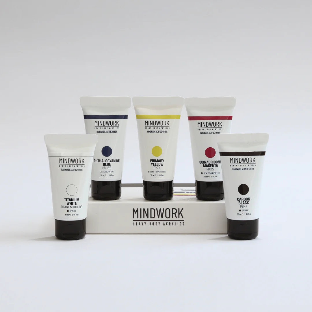Mindwork Heavy Body Acrylics - Primary Set