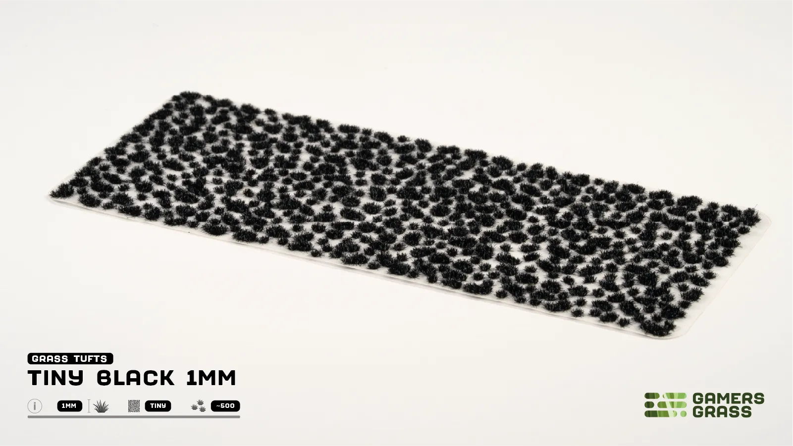 Gamers Grass Tiny Tufts - Black 1mm