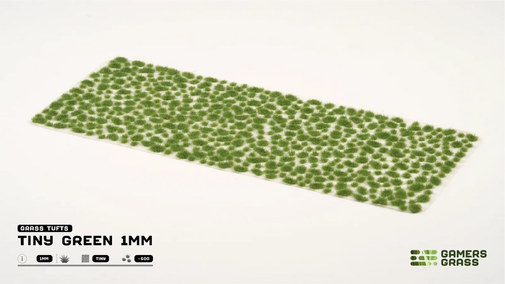 Gamers Grass Tiny Tufts - Green 1mm