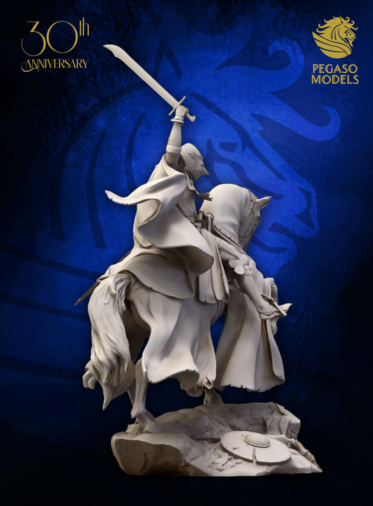 Medieval Knight with Falchion XIV Century