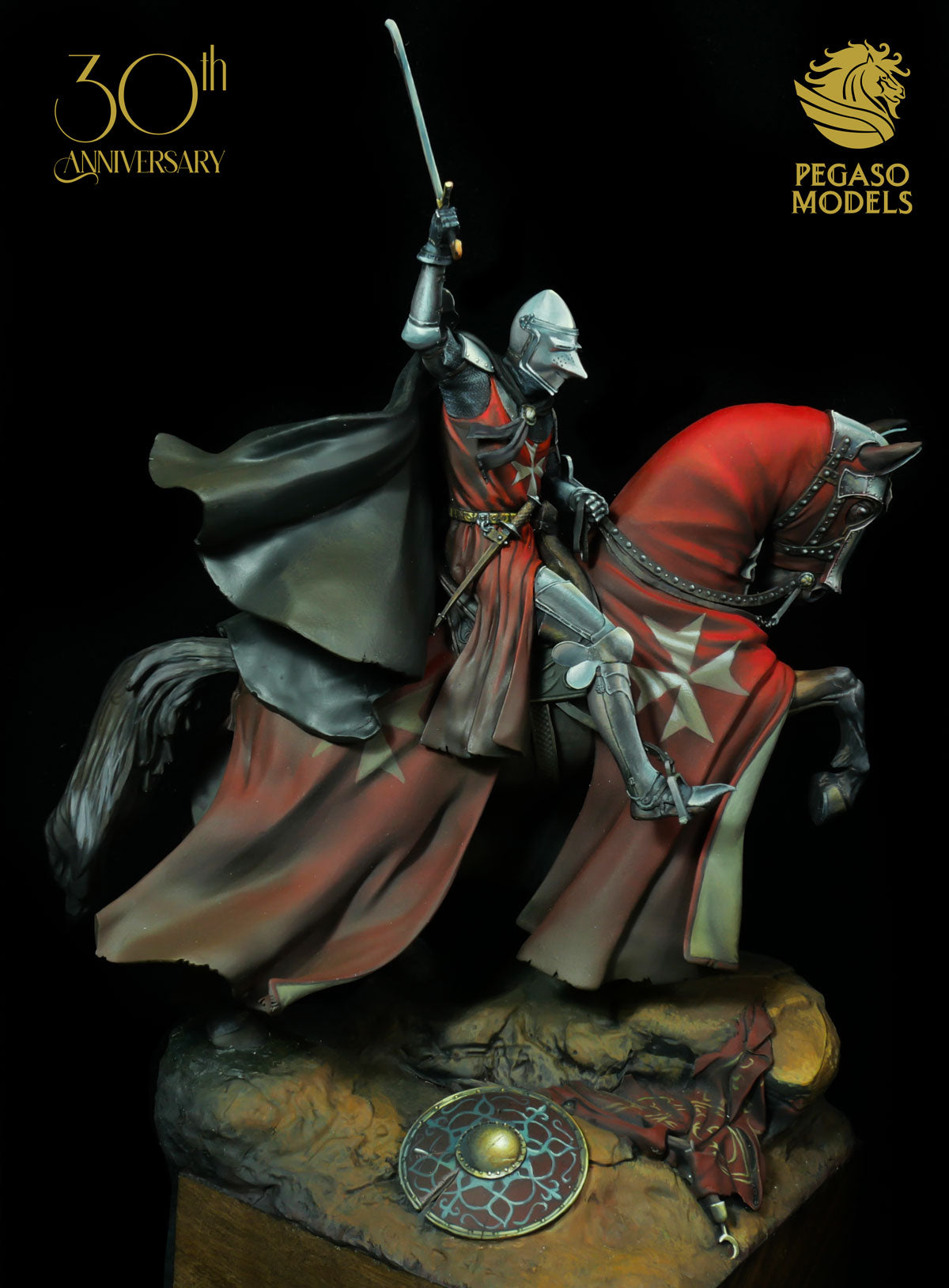 Medieval Knight with Falchion XIV Century