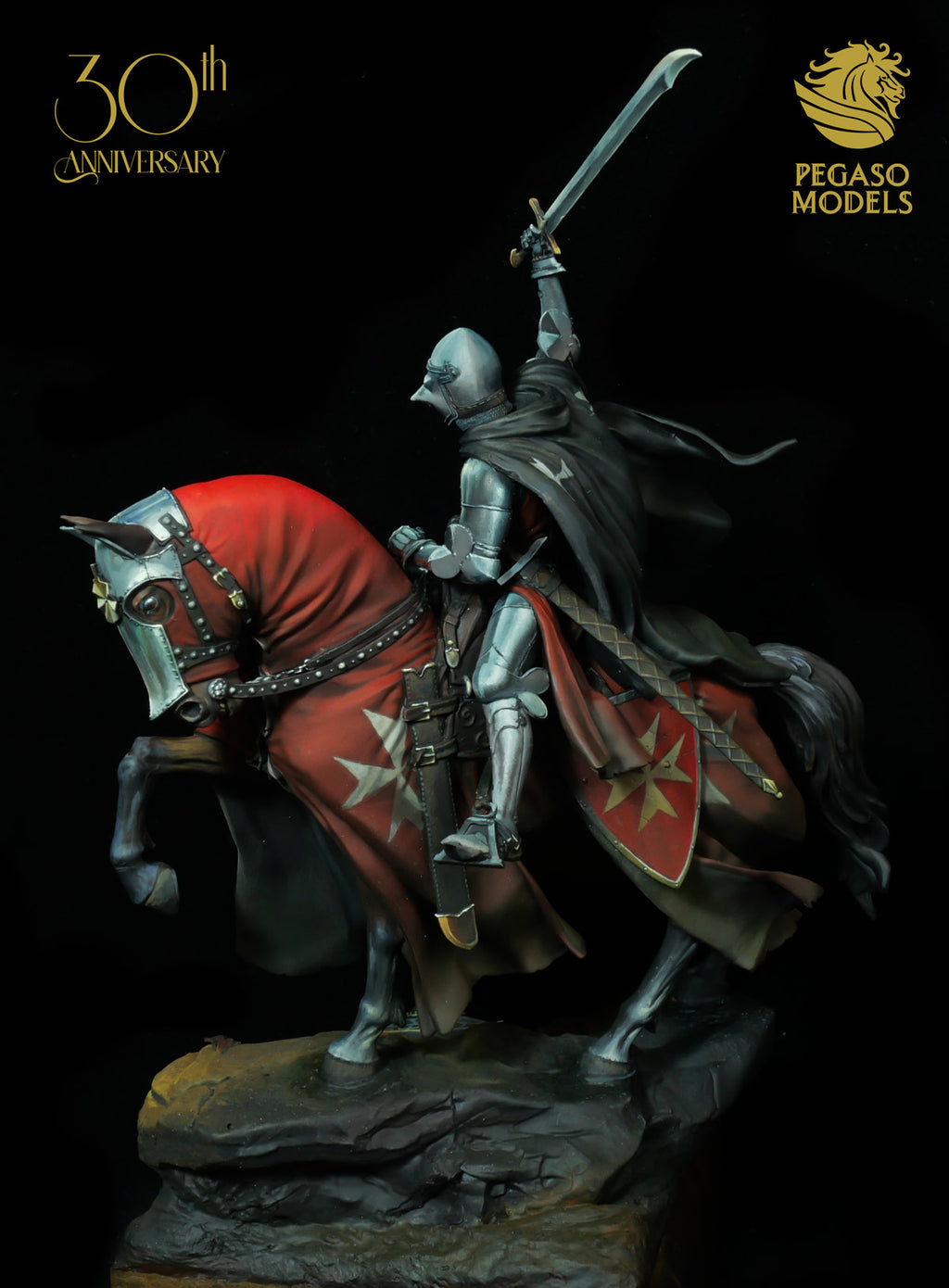 Medieval Knight with Falchion XIV Century