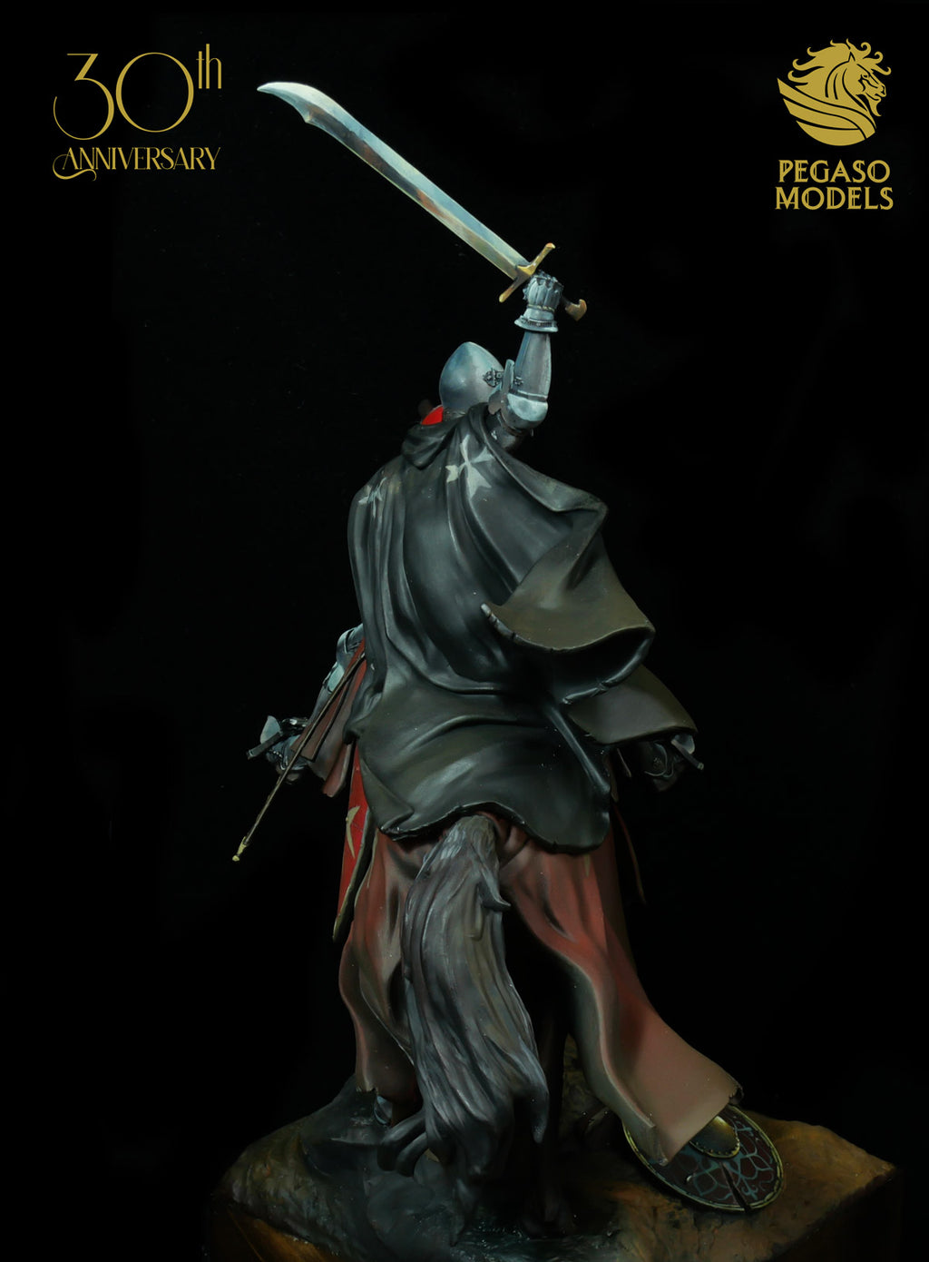 Medieval Knight with Falchion XIV Century