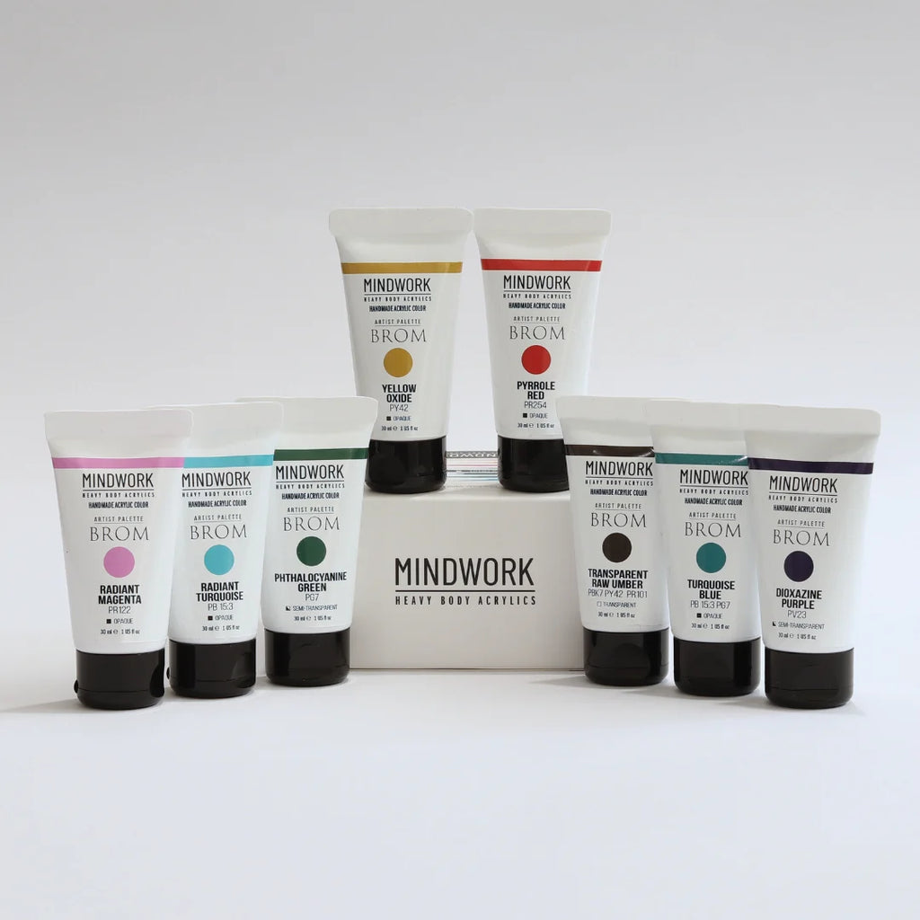 Mindwork Heavy Body Acrylics - Brom Signature Palette
