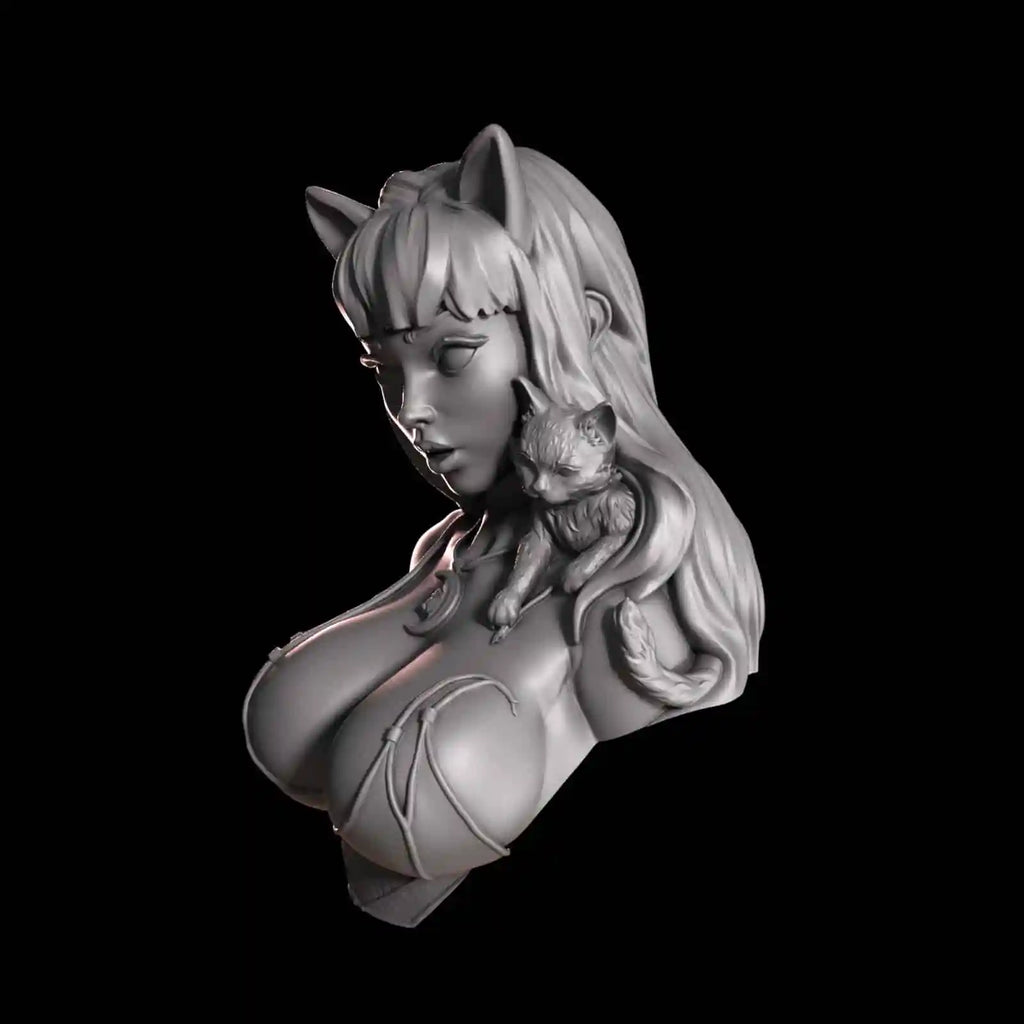 Moonie and her tiny Paw