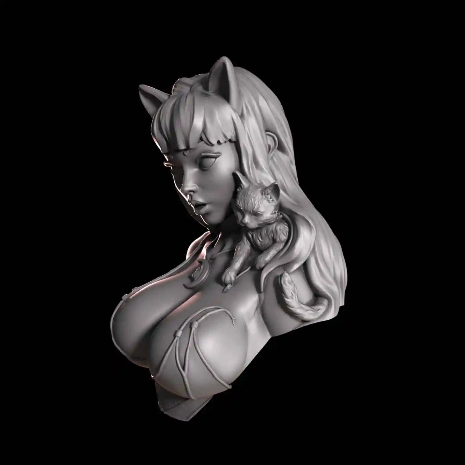 Moonie and her tiny Paw