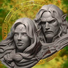 Travelers: Gahliant & Gwyn Mini Busts Pack