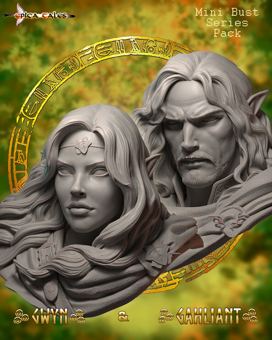Travelers: Gahliant & Gwyn Mini Busts Pack