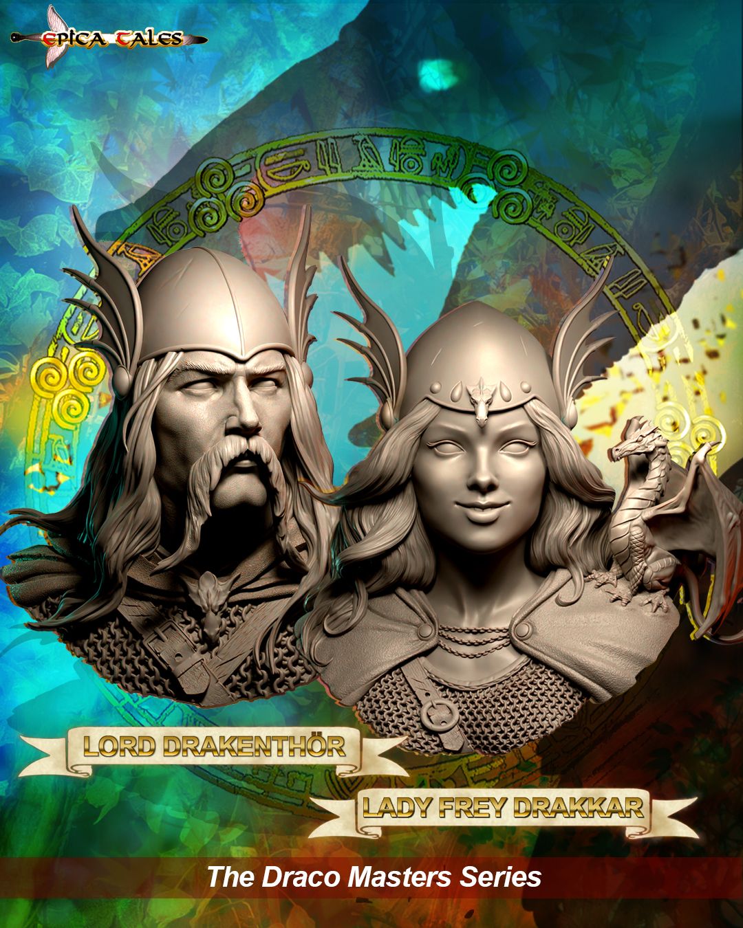The Draco Masters Show Mini Busts Pack