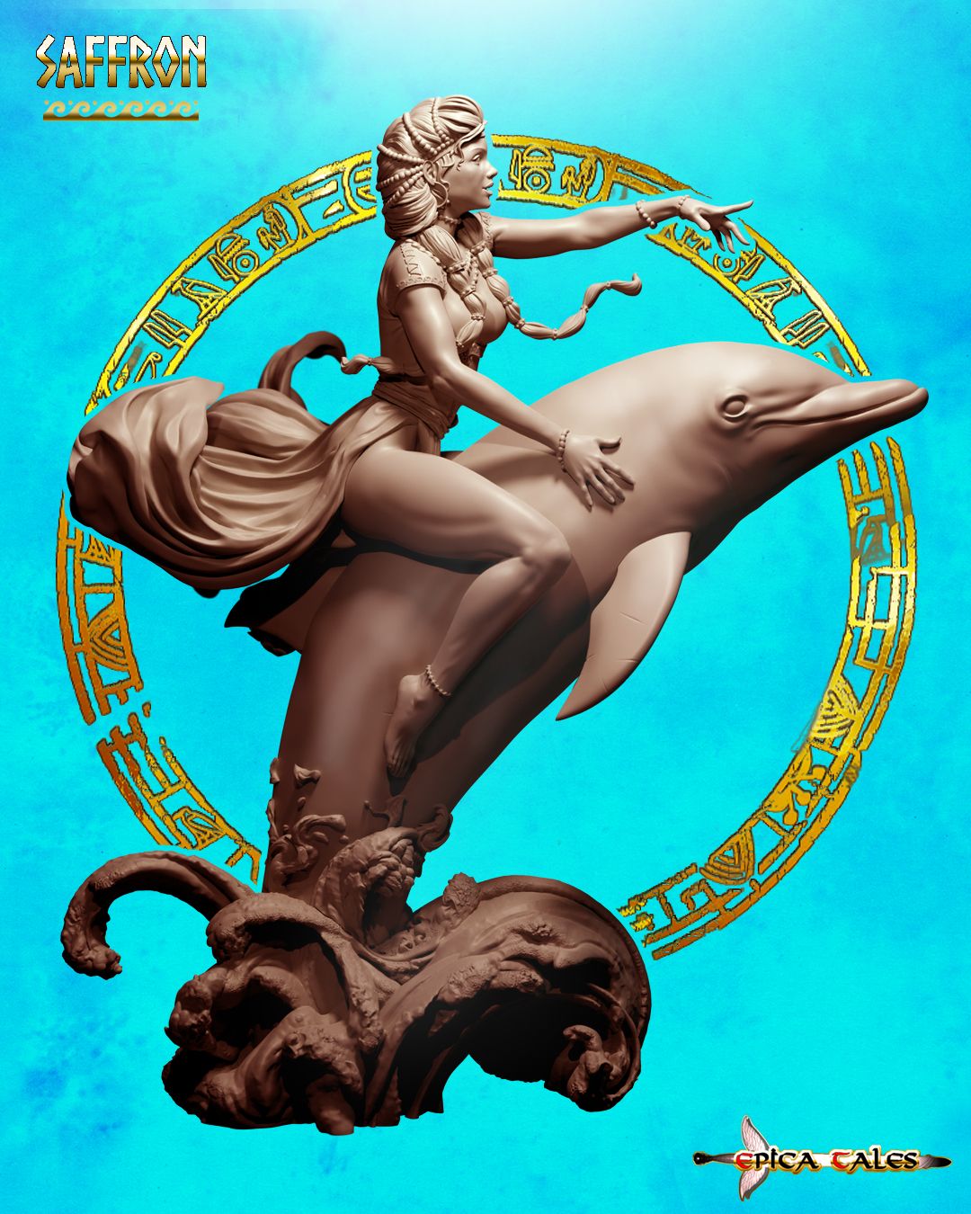 Saffron & Delphi - 75mm Figure