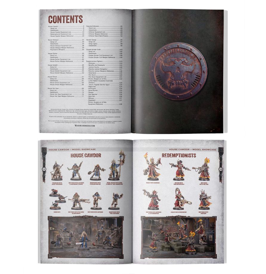 Warhammer Necromunda Skirmish - Gangs of the Underhive Book