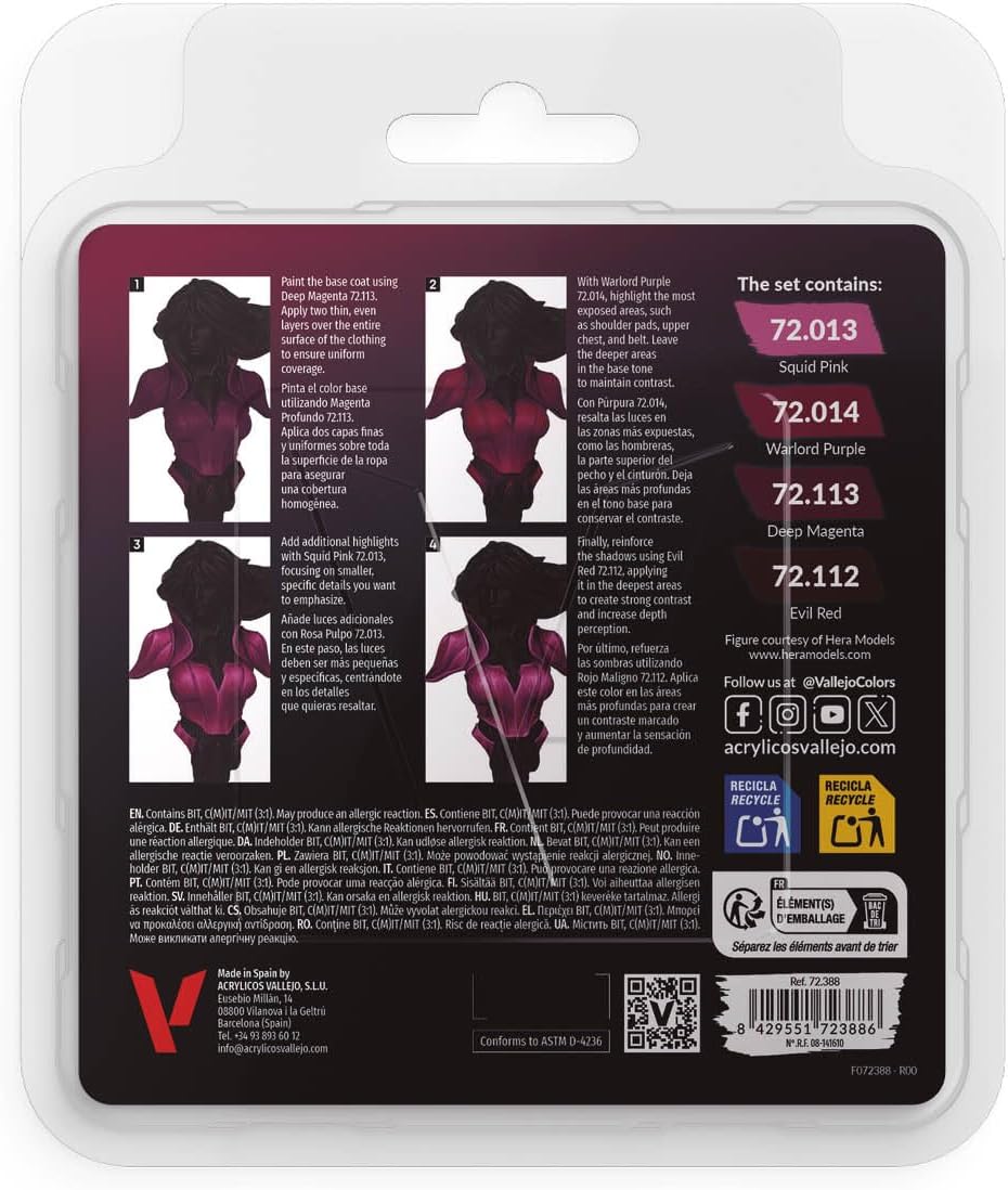 Magenta Color Set (4)