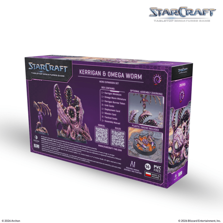 StarCraft TMG: Kerrigan & Omega Worm Hero Expansion Set