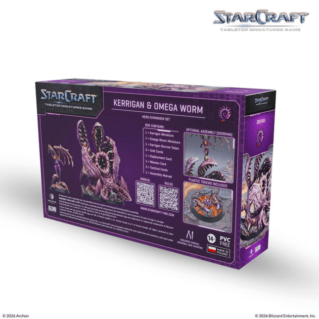 StarCraft TMG: Kerrigan & Omega Worm Hero Expansion Set
