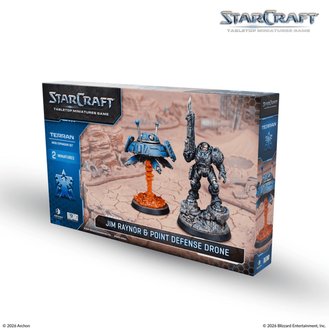StarCraft TMG: Jim Raynor & Point Defense Drone Hero Expansion Set
