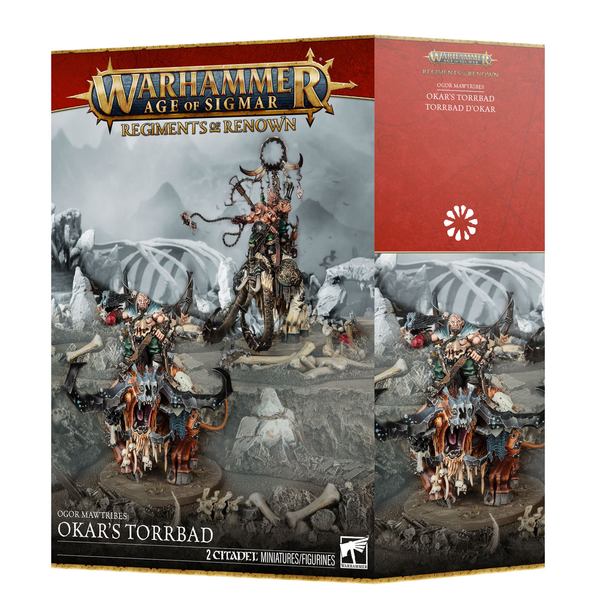 Ogor Mawtribes Regiment of Renown Okar's Torrbad miniatures