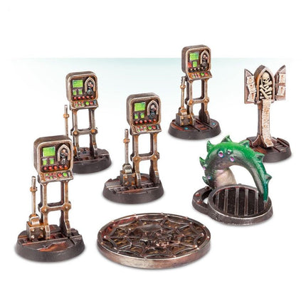 Necromunda Barricades and Objectives