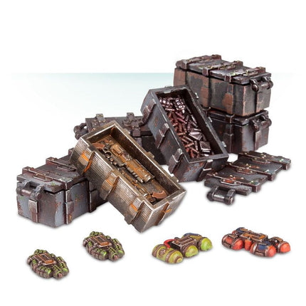 Necromunda Barricades and Objectives