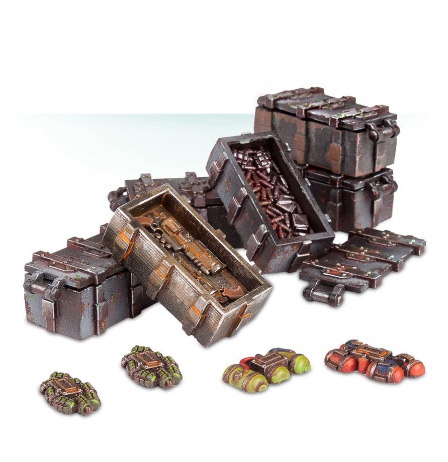 Necromunda Barricades and Objectives