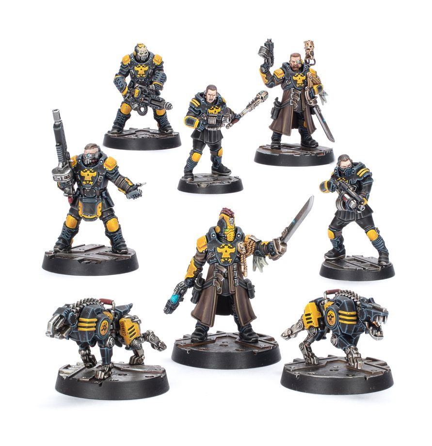 Necromunda Palanite Enforcer Captains & Sergeants