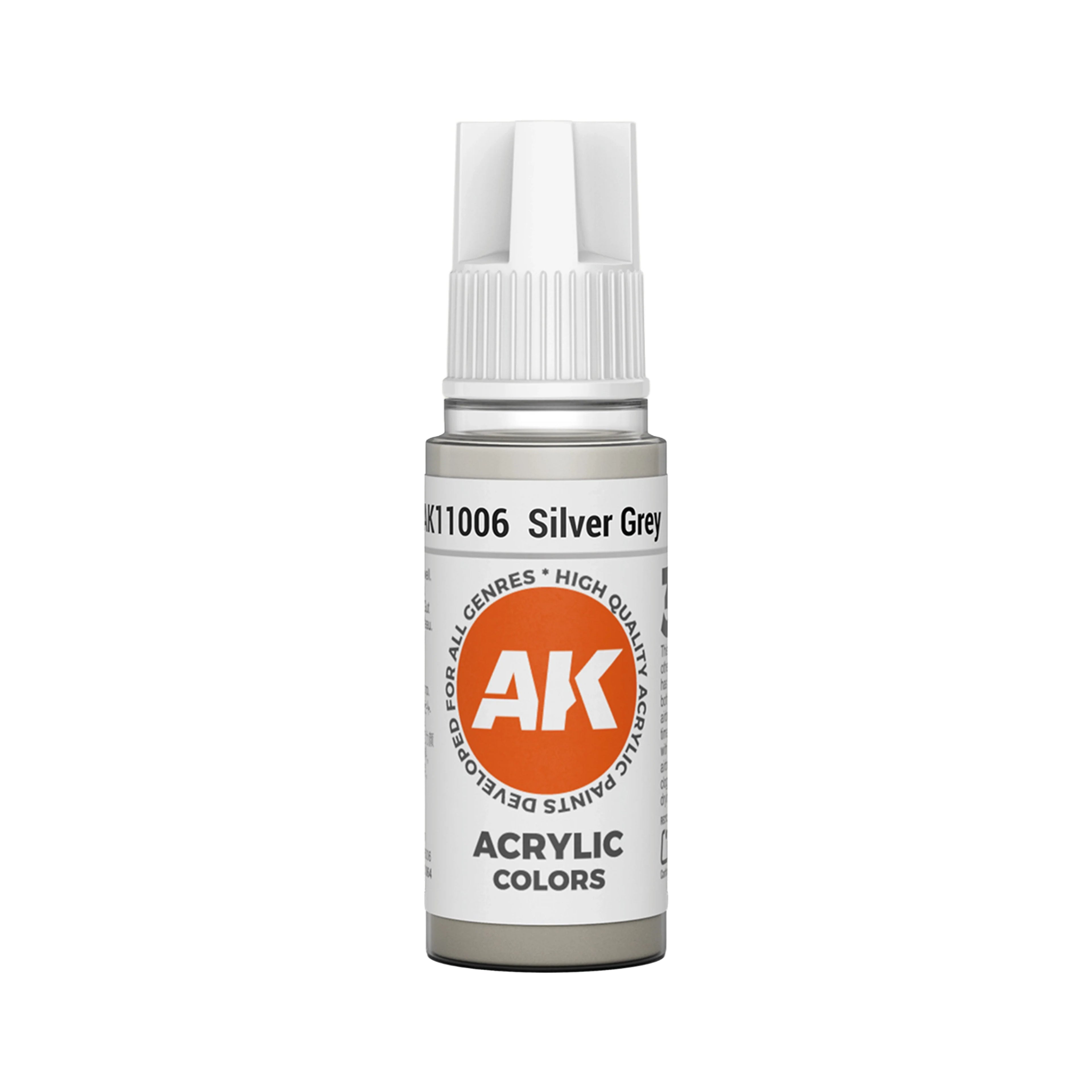 AK Interactive 3G Acrylic Silver Grey 17ml