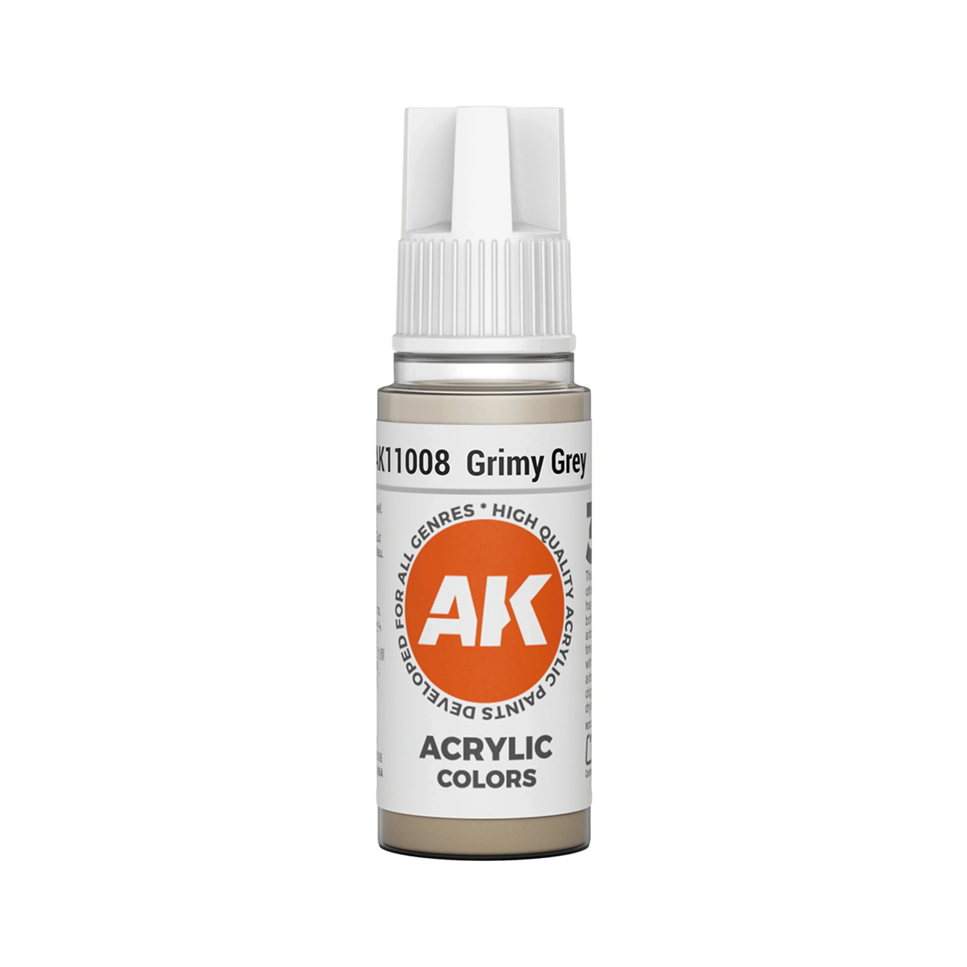 AK Interactive 3G Acrylic Grimy Grey 17ml