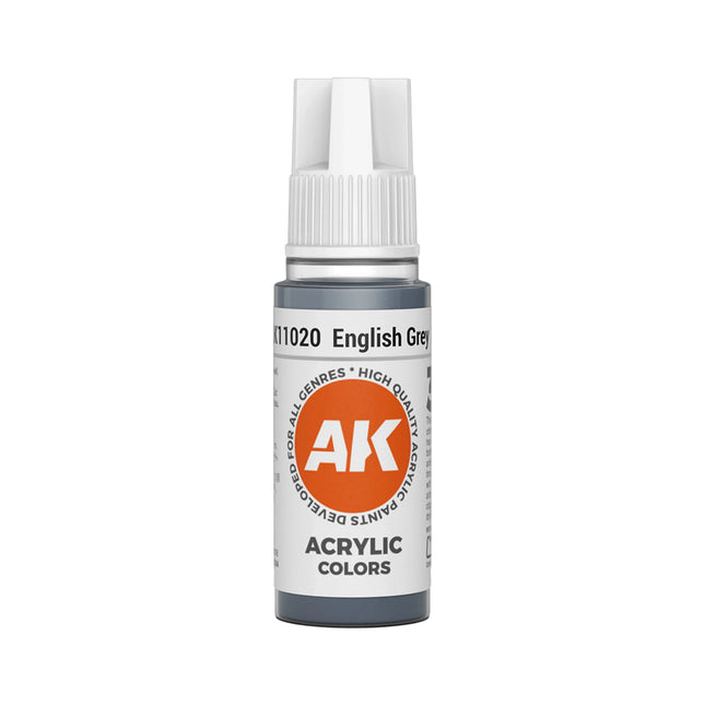 AK Interactive 3G Acrylic English Grey 17ml