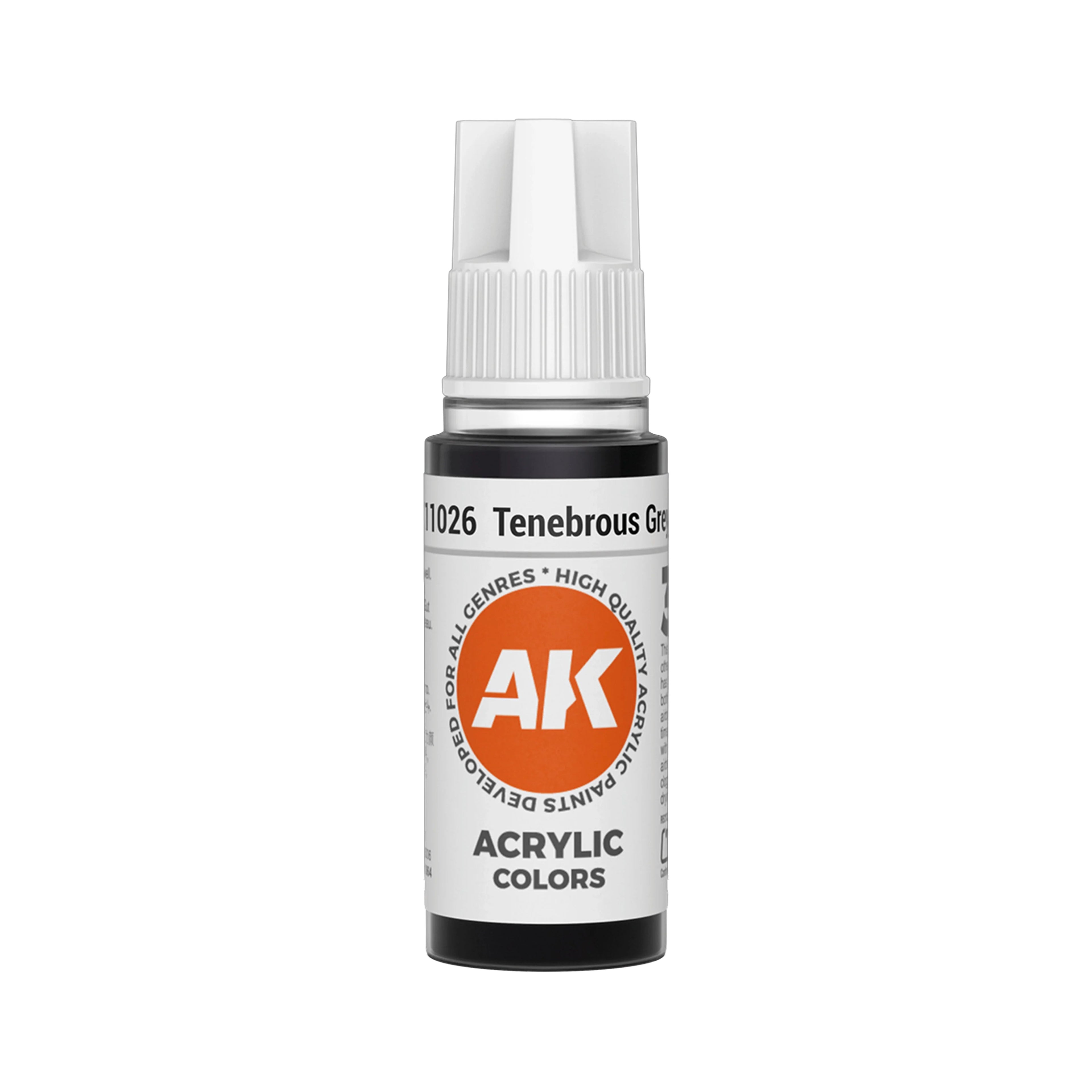 AK Interactive 3G Acrylic Tenebrous Grey 17ml