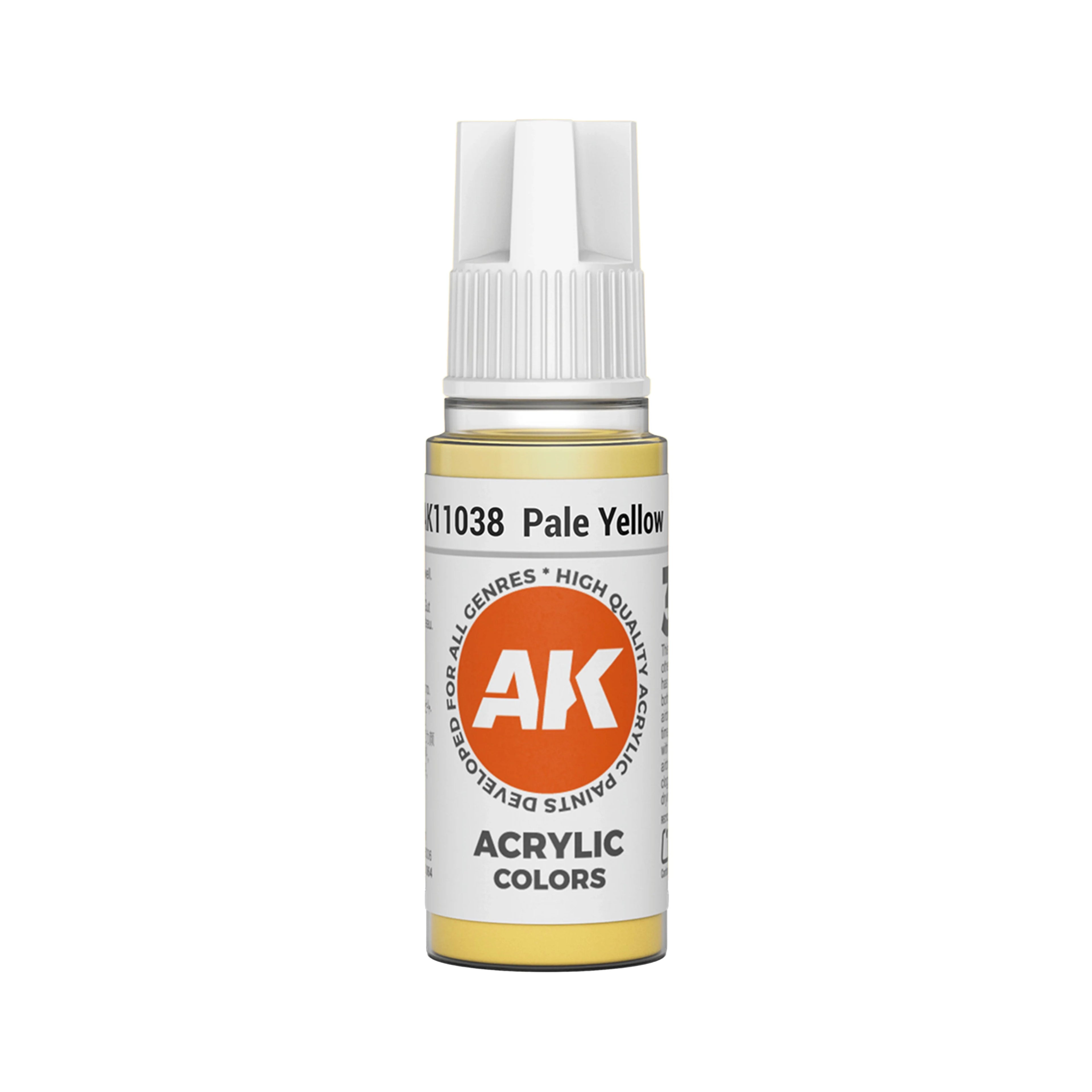 AK Interactive 3G Acrylic Pale Yellow 17ml