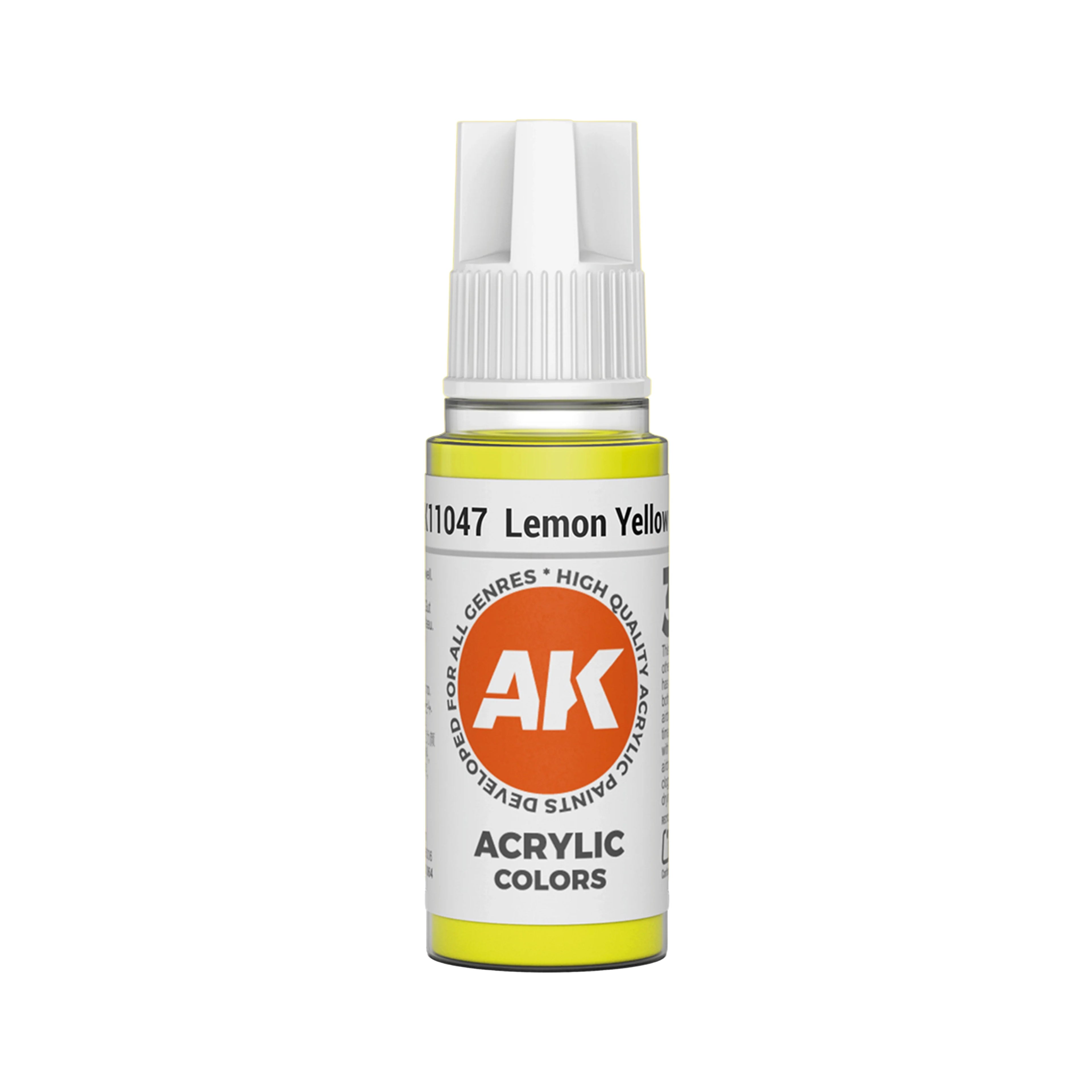 AK Interactive 3G Acrylic Lemon Yellow 17ml
