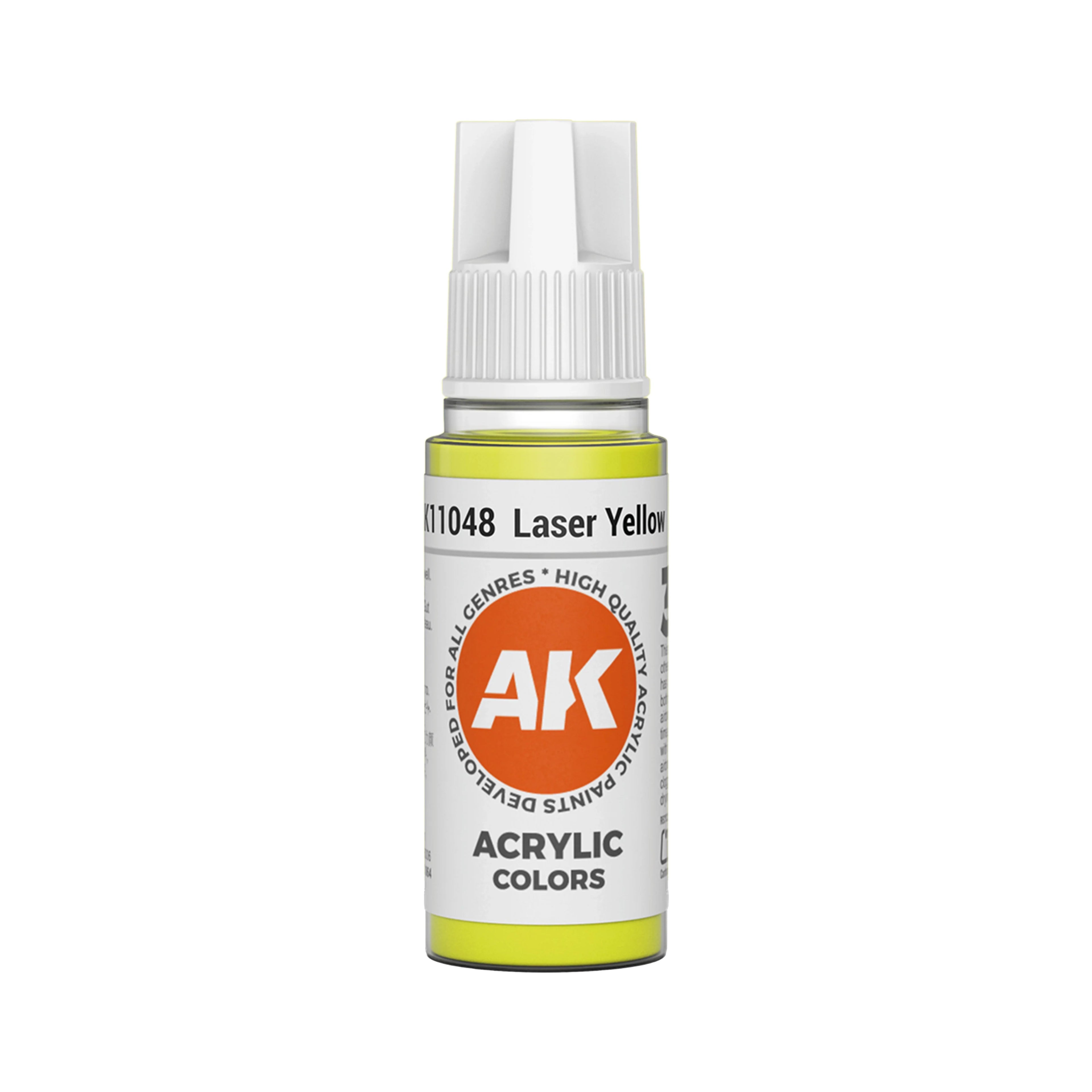 AK Interactive 3G Acrylic Laser Yellow 17ml