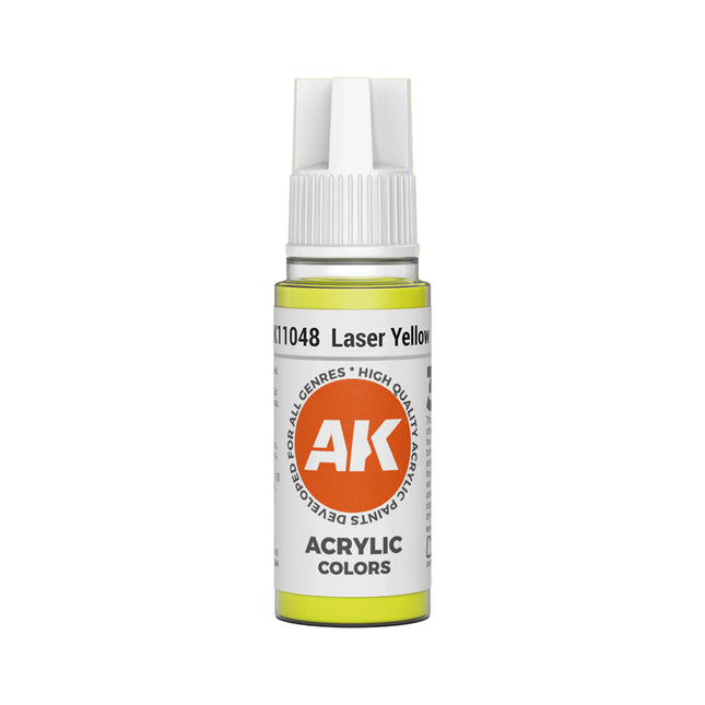 AK Interactive 3G Acrylic Laser Yellow 17ml