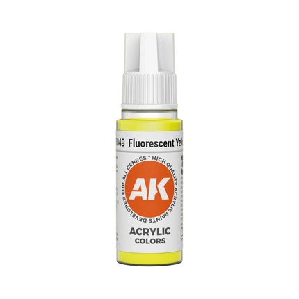 AK Interactive 3G Acrylic Fluorescent Yellow 17ml