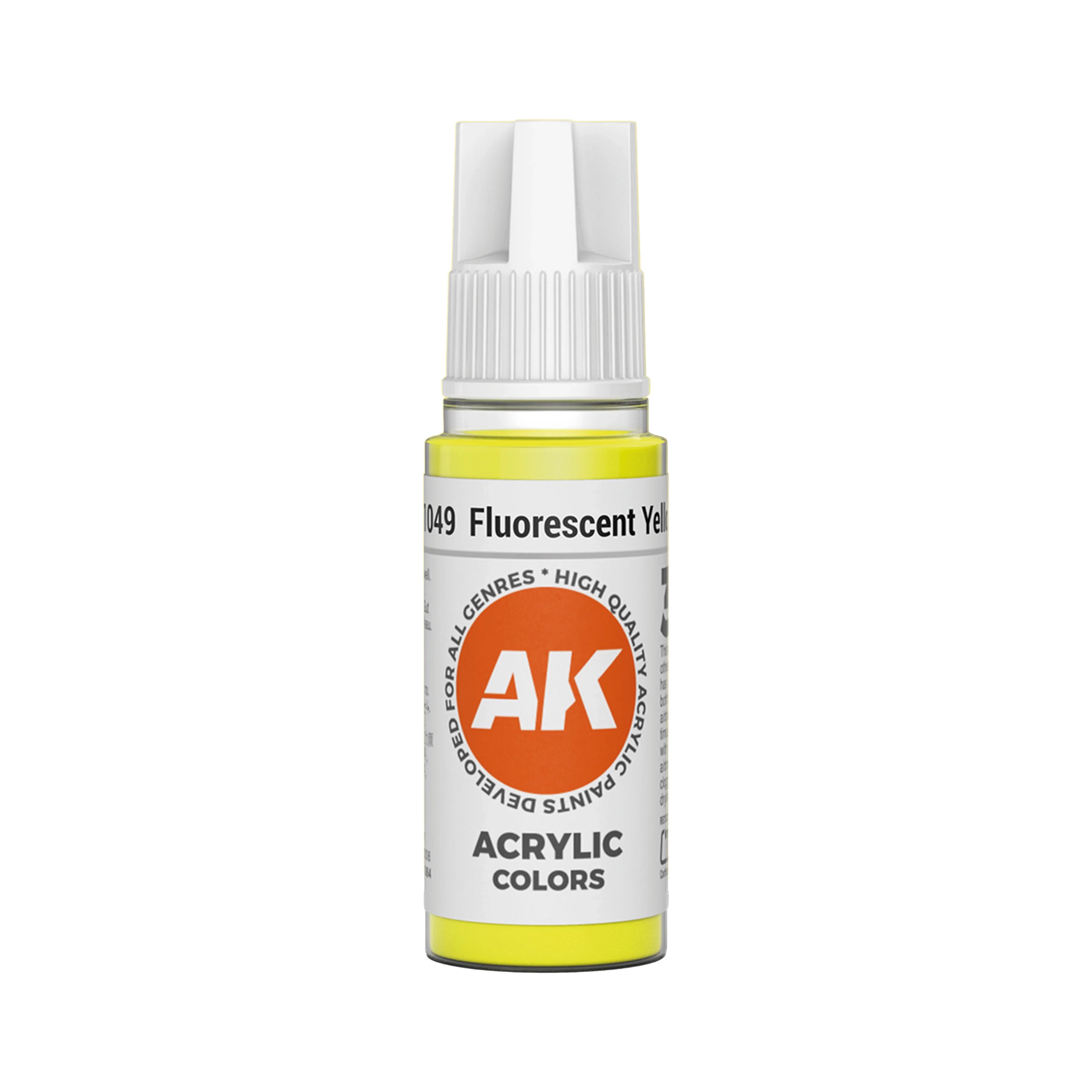 AK Interactive 3G Acrylic Fluorescent Yellow 17ml
